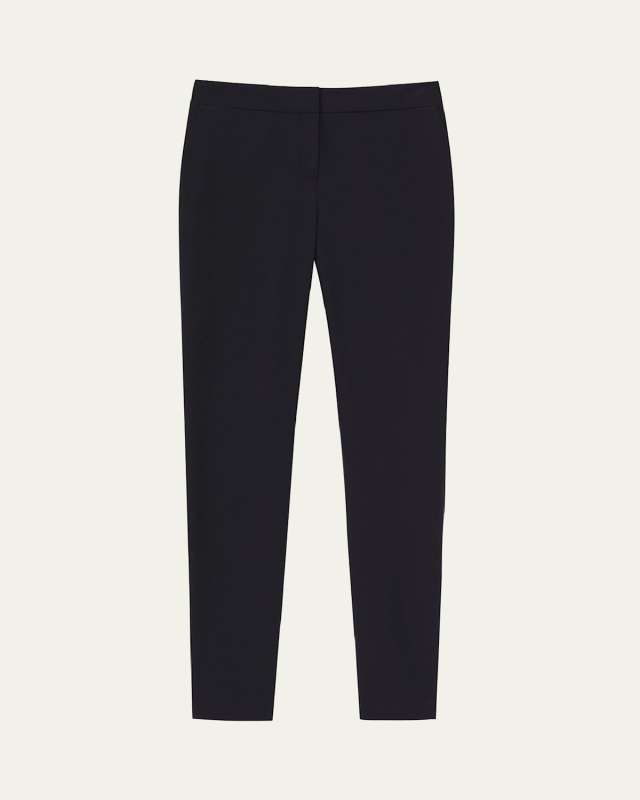 Manhattan Cropped Stretch Twill Skinny Pants
